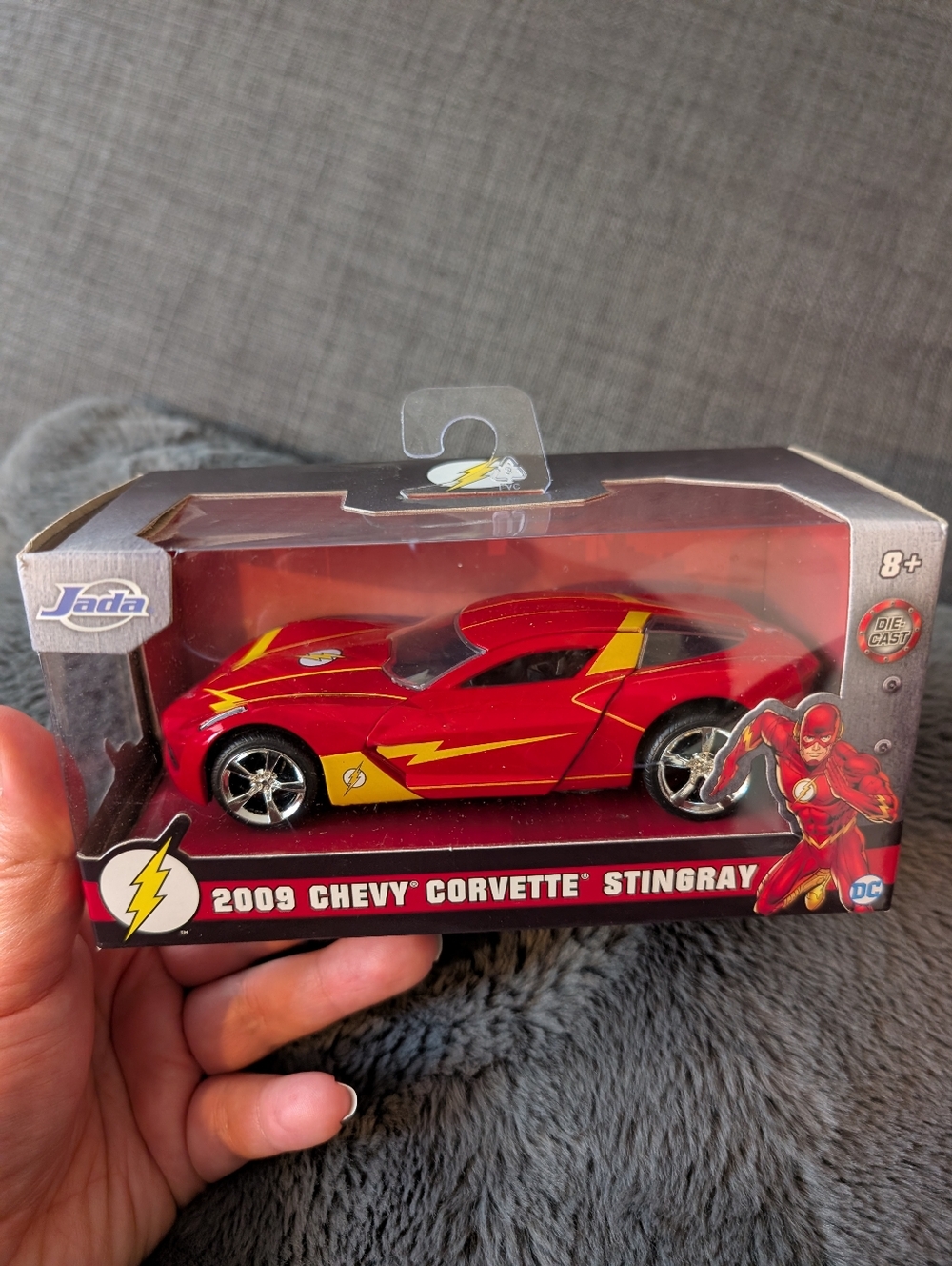 The Flash 2009 Chevy Corvette Stingray Collectible Toy Car!
